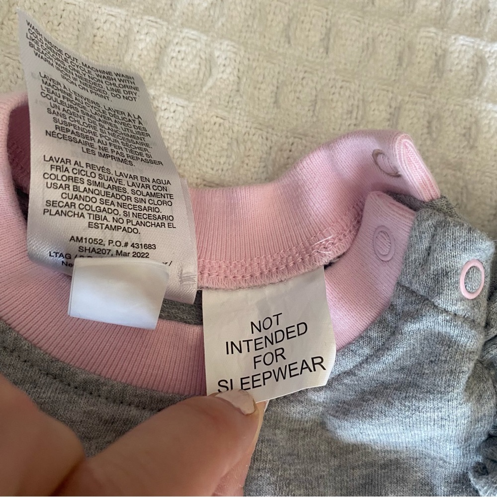 adidas kids grey pink and blue jumpsuit onesie 3M - Picture 4 of 7
